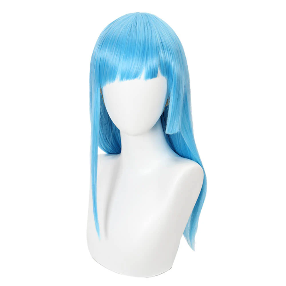 Anime Blue Cosplay Wig CS 458J - Image 2