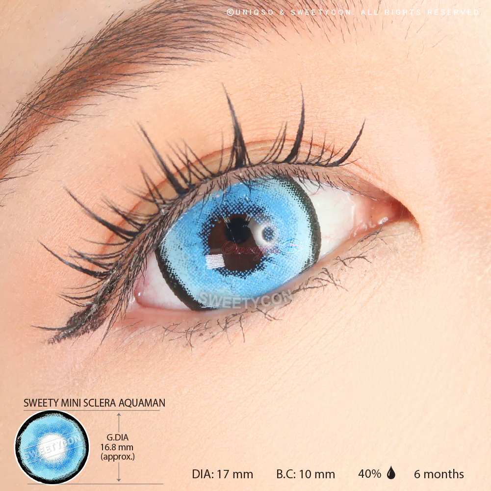 Sweety Mini Sclera Aquaman (1 lens/pack) - Image 3