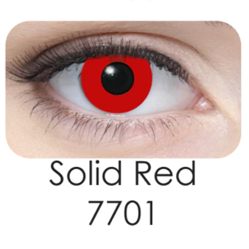 Coscon Crazy with Power - Solid Red (1 lens/pack)