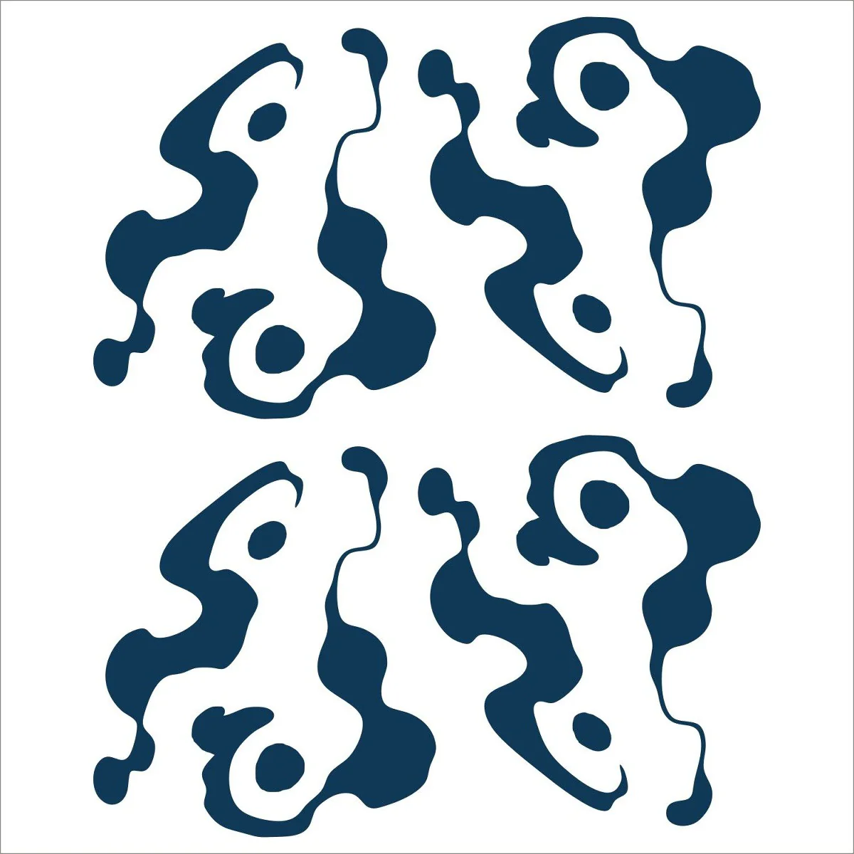Demon Killer Tattoo Sticker Water Sign