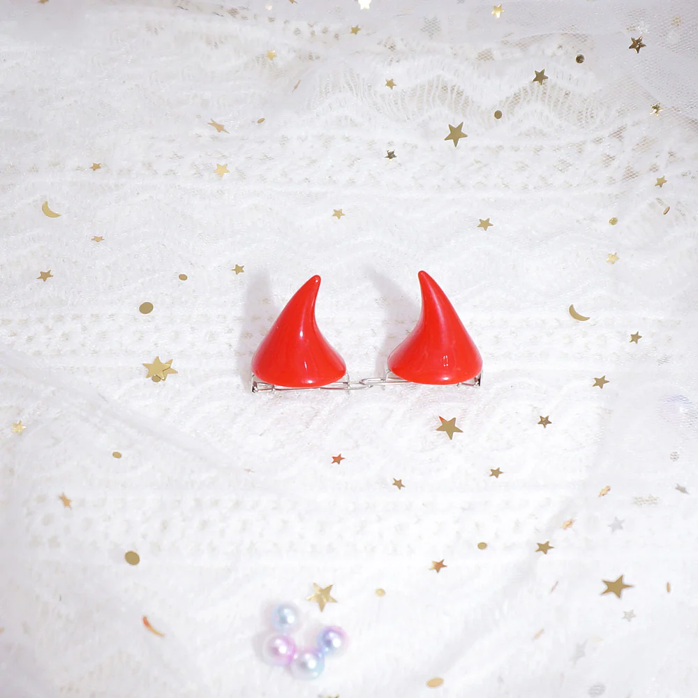 Devil Horn Hairpin Side Clip - Image 2