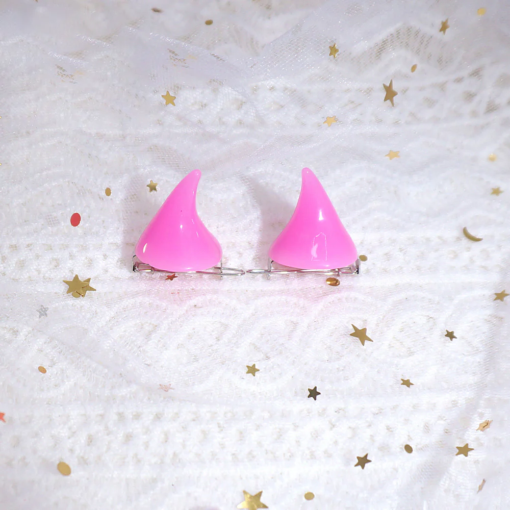 Devil Horn Hairpin Side Clip - Image 4
