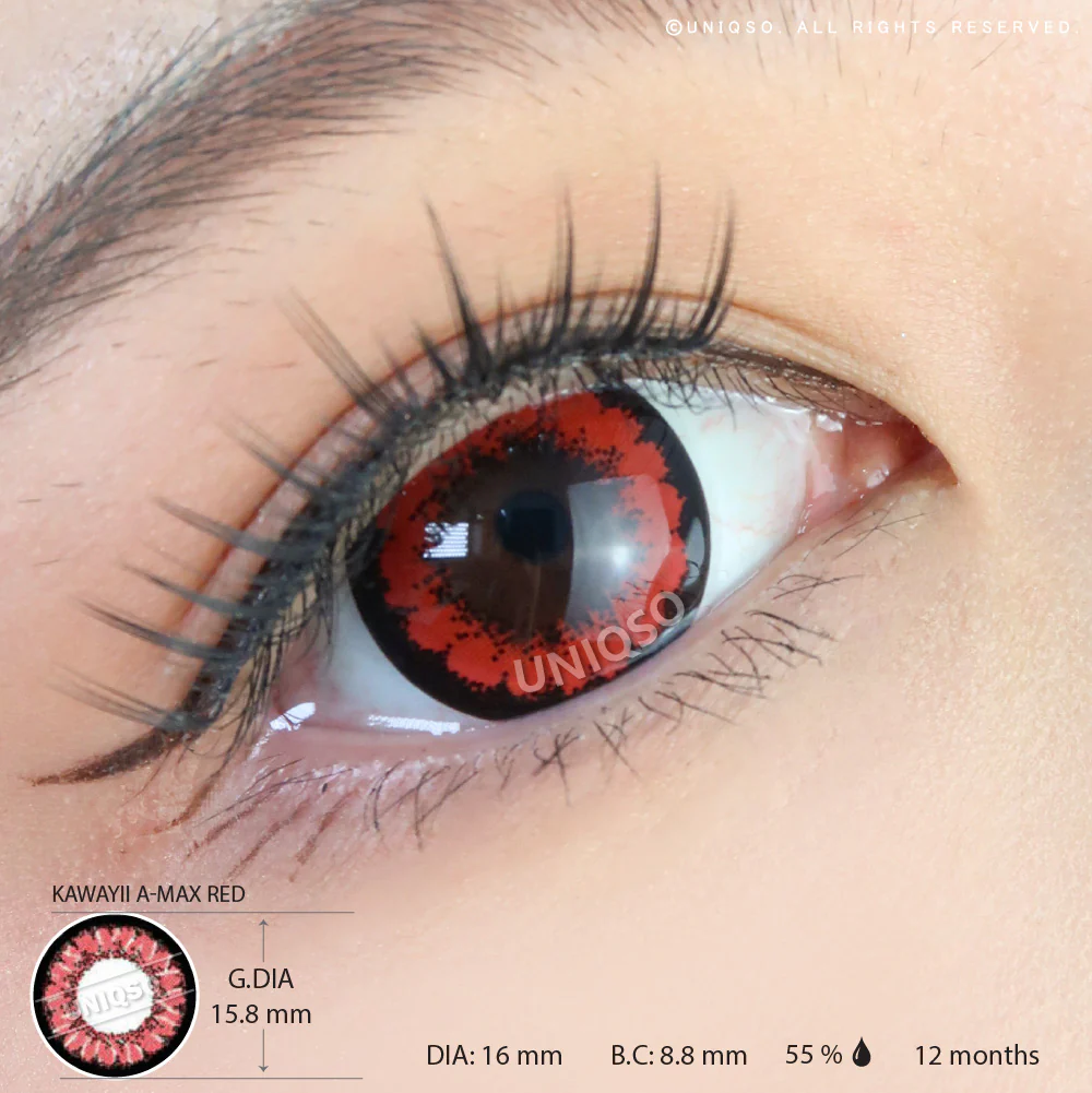 Kawayii A-Max Red (1 lens/pack) - Image 3