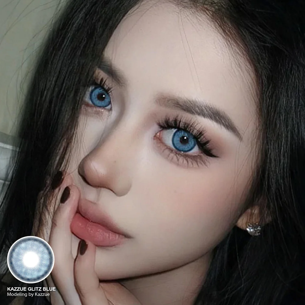 Kazzue Glitz Blue (1 lens/pack) - Image 4