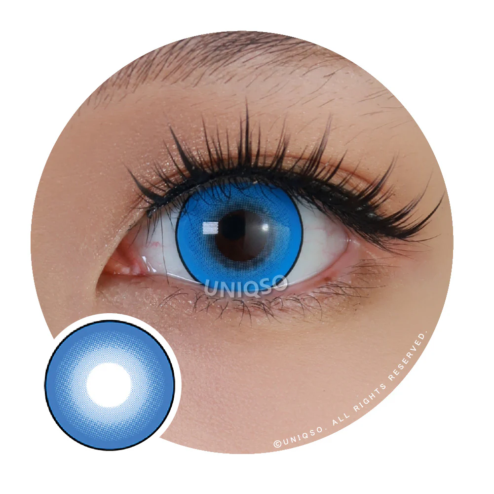 Kazzue Intense Pop Blue (1 lens/pack)