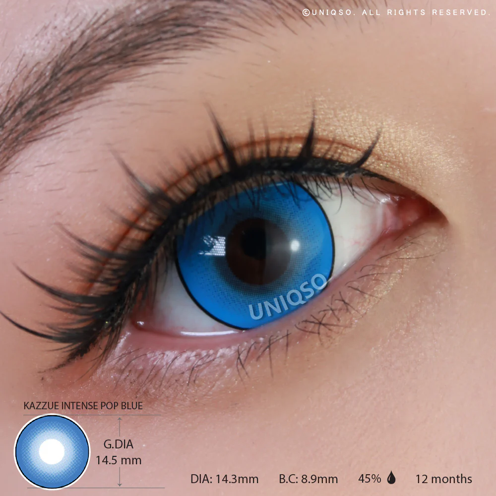 Kazzue Intense Pop Blue (1 lens/pack) - Image 4