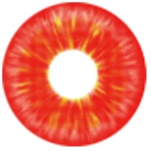 Kazzue Mini Sclera Toxic Red (1 lens/pack) - Image 3