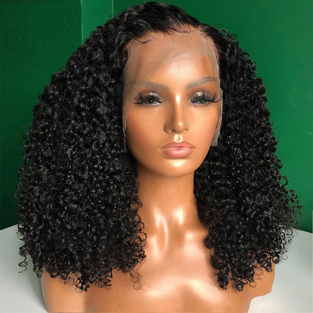 Premium Wig - Kicky Locks Small Curly Front Lace Wig - Image 4
