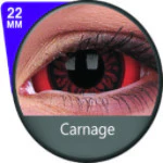 Phantasee Red Black Sclera Contacts Carnage (2 lenses/pack)