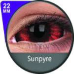 Phantasee Red Black Sclera Contacts Sunpyre (2 lenses/pack)