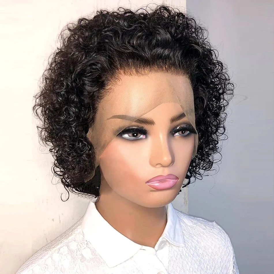 Premium Wig - Dinky Front Lace Short Pixie Hair Wig - Image 2