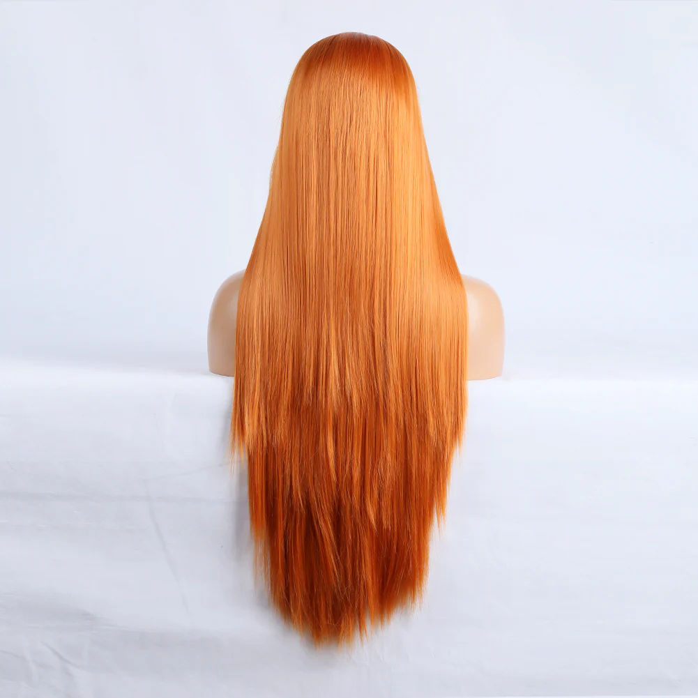 Ritzy Orange Front Lace Wig - Image 3