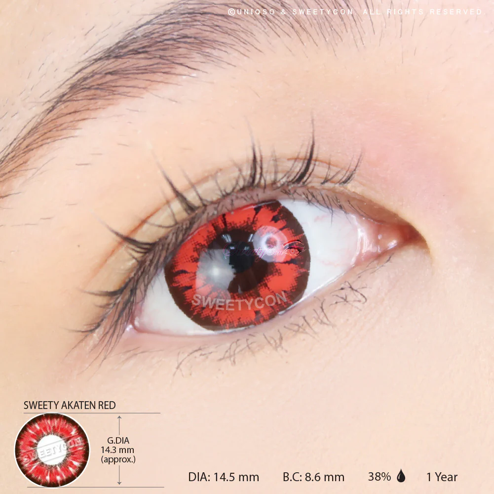 Sweety Akaten Red (1 lens/pack) - Image 3