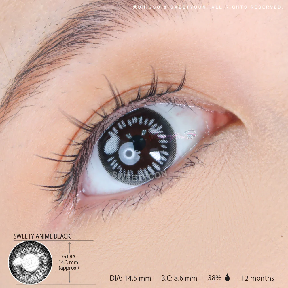 Sweety Anime Black (1 lens/pack) - Image 3