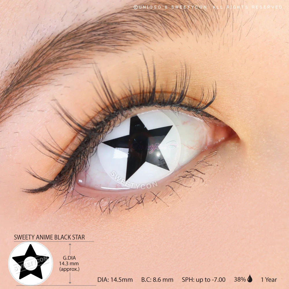 Sweety Anime Black Star (1 lens/pack) - Image 3