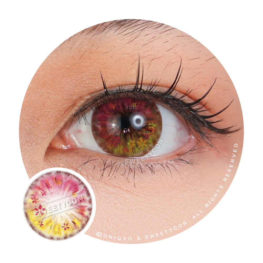 Sweety Anime Flower Pink (1 lens/pack)