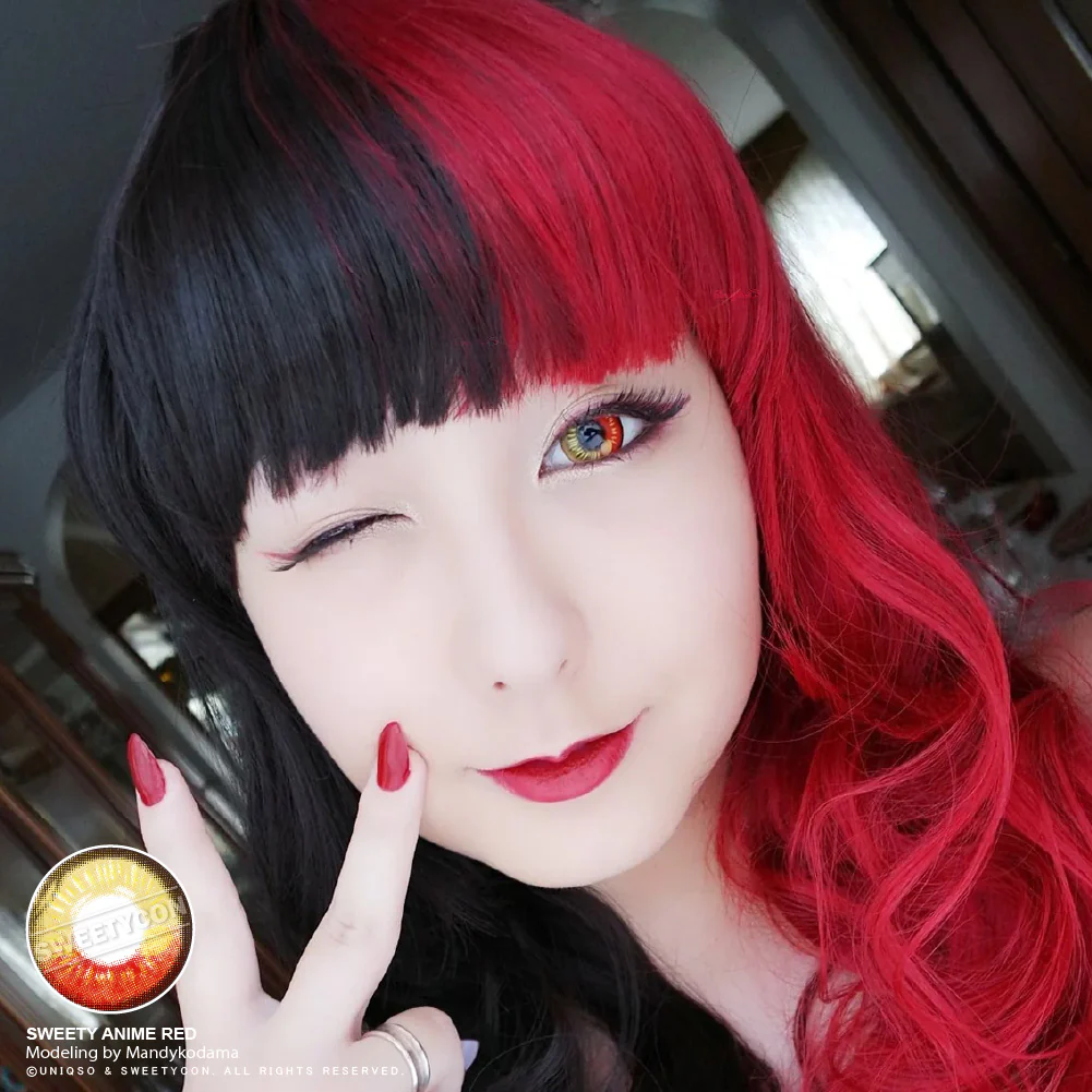 Sweety Anime Red (1 lens/pack) - Image 7