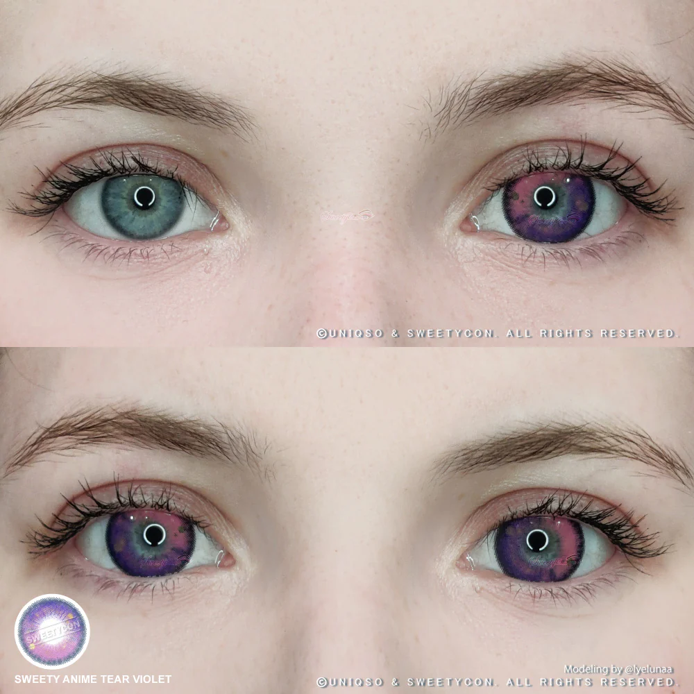 Sweety Anime Tear Violet (1 lens/pack) - Image 2