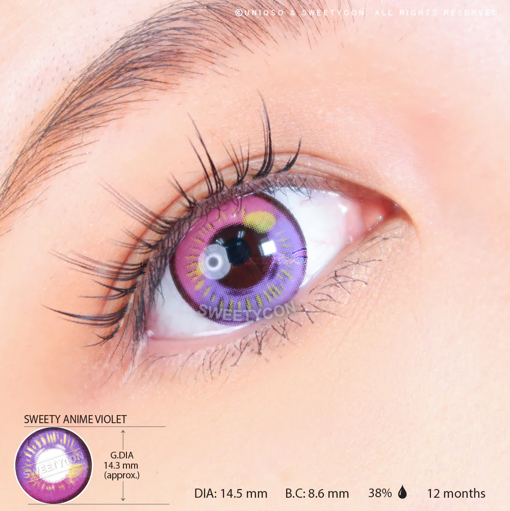 Sweety Anime Violet (1 lens/pack) - Image 3