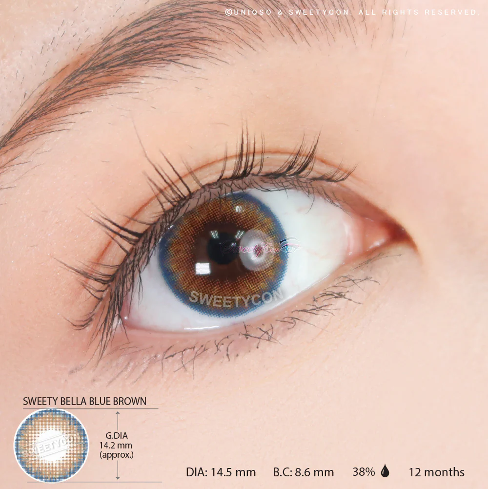 Sweety Bella Blue Brown (1 lens/pack) - Image 3