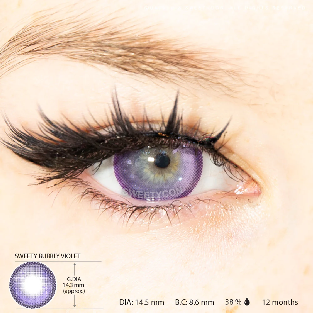 Sweety Bubbly Violet (1 lens/pack) - Image 5