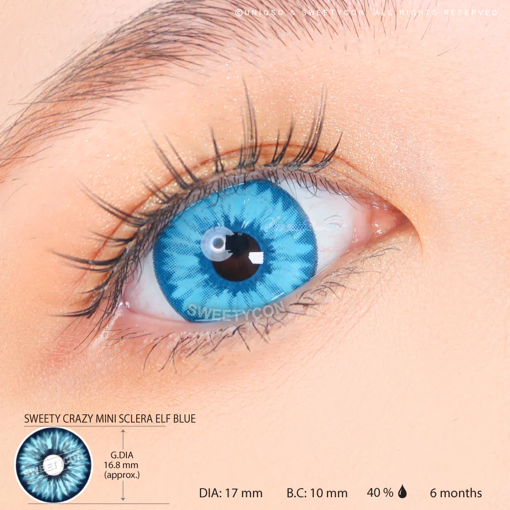 Sweety Mini Sclera Elf Blue (1 lens/pack) - Image 3