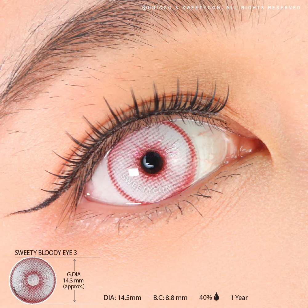 Sweety Crazy Bloody Eye 3 (1 lens/pack) - Image 2