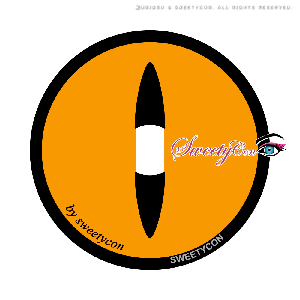 Sweety Crazy Gold Demon Eye / Cat Eye (1 lens/pack) - Image 6