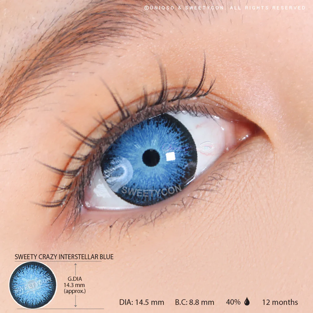 Sweety Crazy Interstellar Blue (1 lens/pack) - Image 3