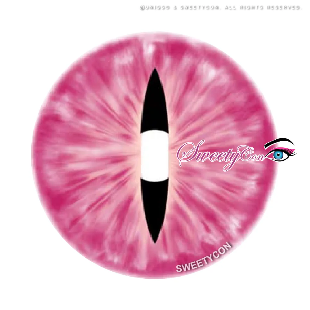 Sweety Crazy Pink Demon Eye / Cat Eye (New) (1 lens/pack) - Image 6