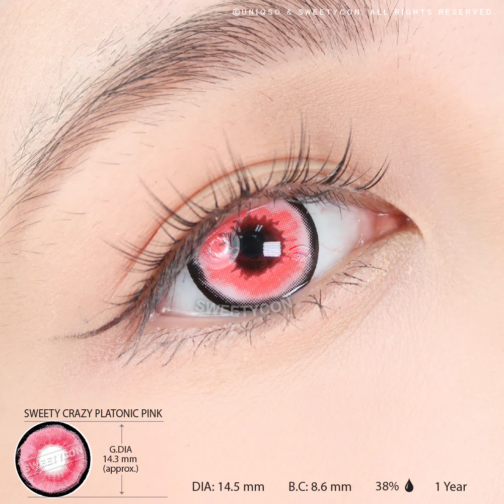 Sweety Crazy Platonic Pink (1 lens/pack) - Image 3