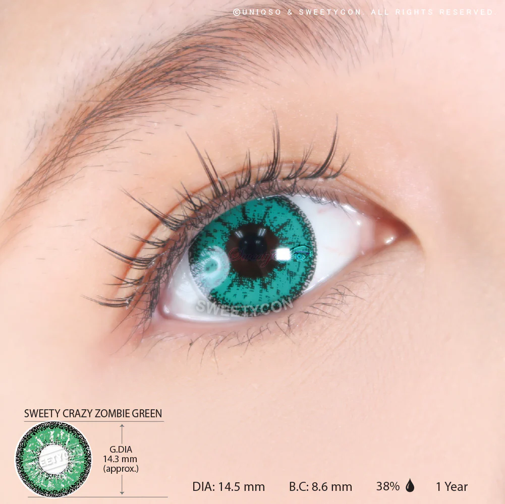 Sweety Crazy Zombie Green (1 lens/pack) - Image 3