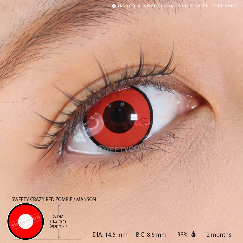 Sweety Crazy Red Zombie / Manson (1 lens/pack) - Image 3