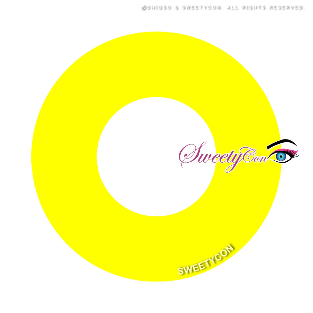 Sweety Crazy Solid Yellow (1 lens/pack) - Image 5
