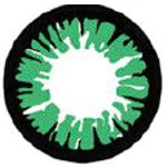 Sweety Crazy BT Green (1 lens/pack)