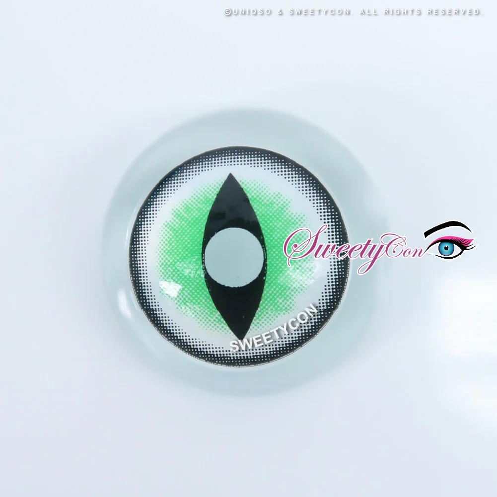 Sweety Crazy Sexy Cat Eye Green (1 lens/pack) - Image 5
