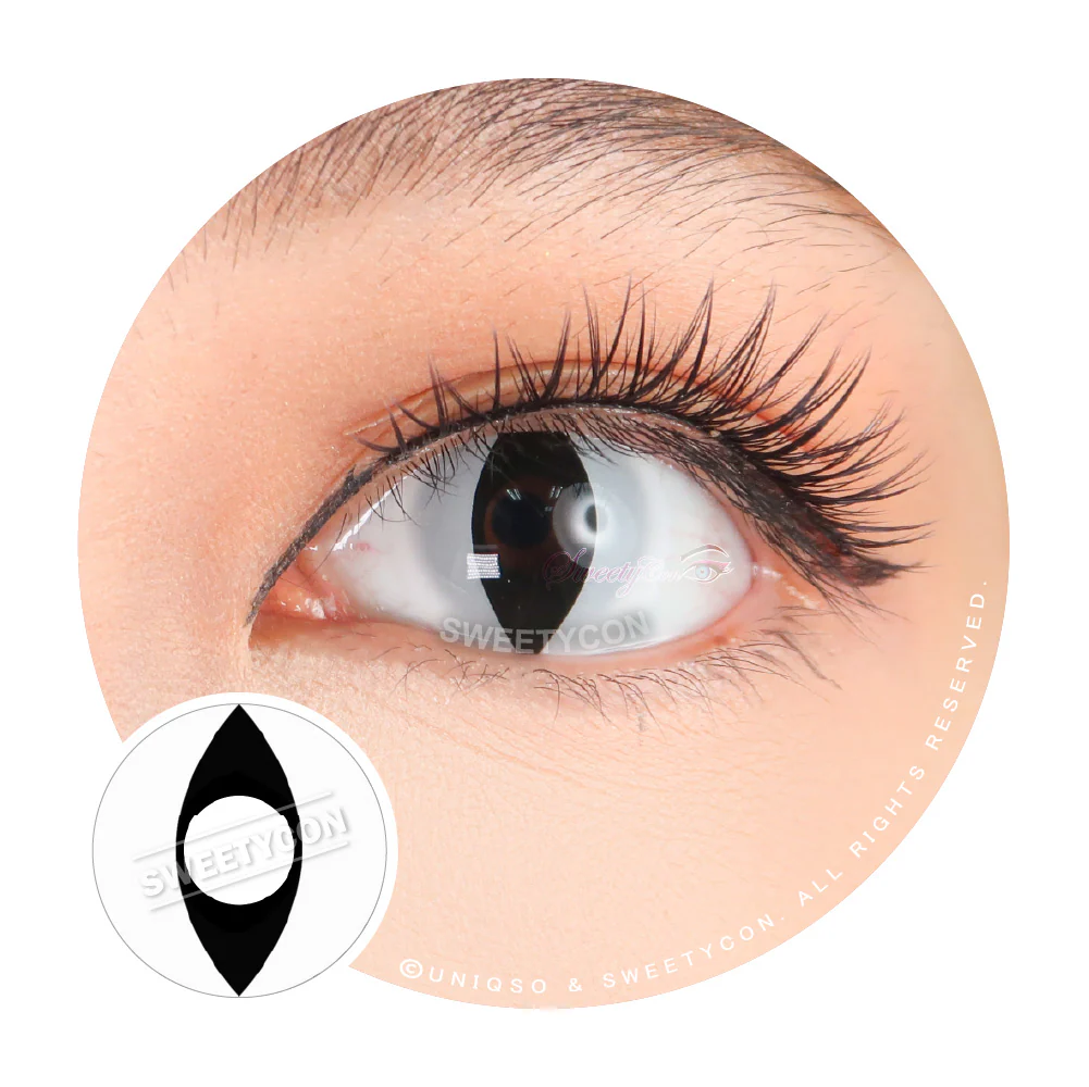 Sweety Crazy UV White Cat (1 lens/pack)