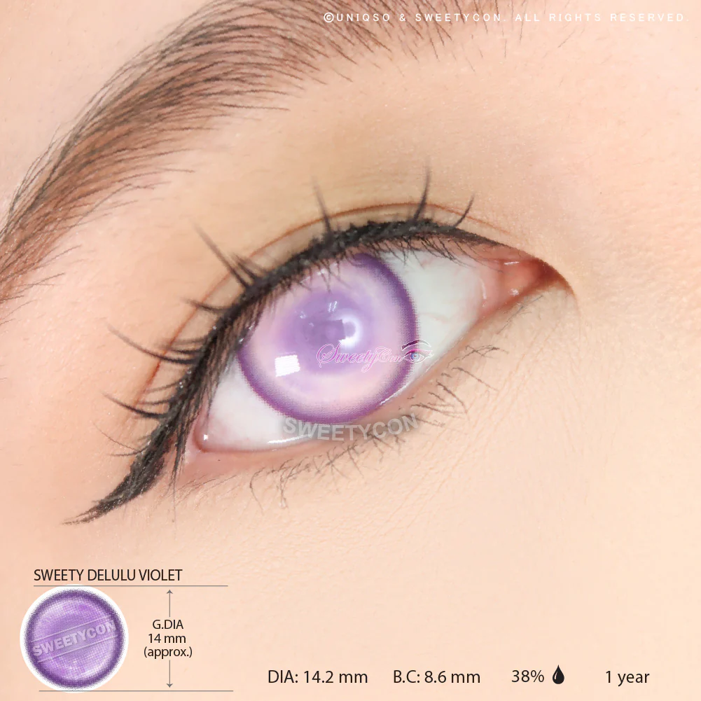 Sweety Delulu Violet (1 lens/pack) - Image 3