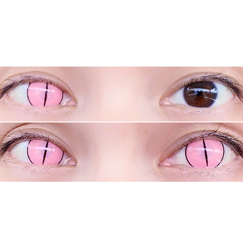 Sweety Crazy Light Pink Demon Eye / Cat Eye (1 lens/pack) - Image 4