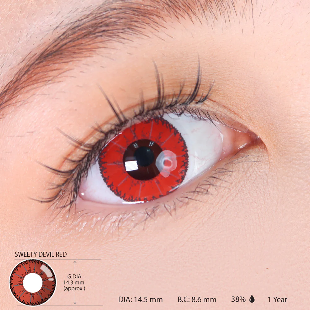 Sweety Devil Red (1 lens/pack) - Image 3