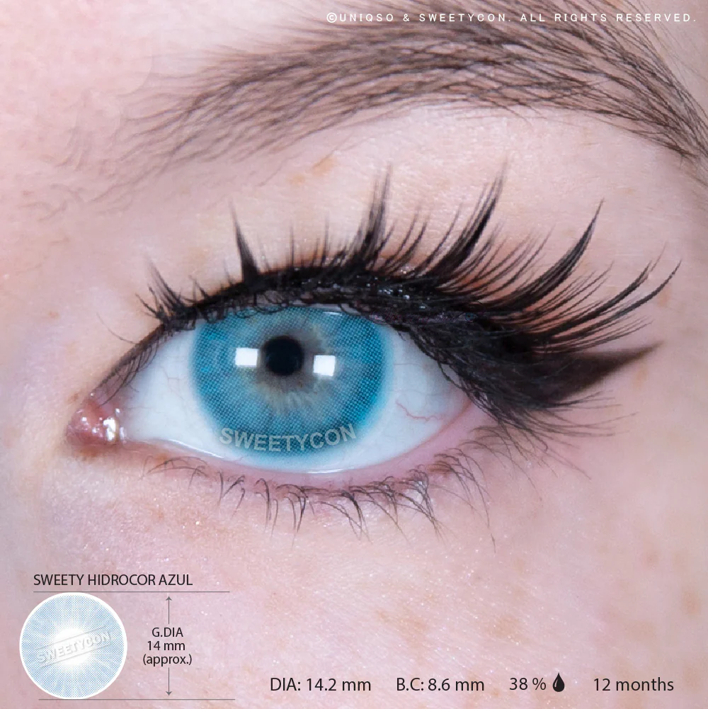 Sweety Hidrocor Azul (1 lens/pack) - Image 4