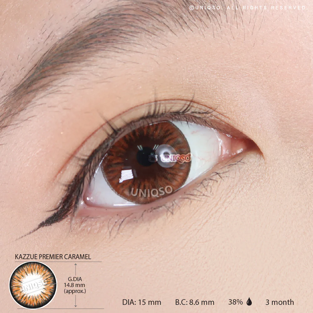 Kazzue Premier Caramel (1 lens/pack) - Image 3