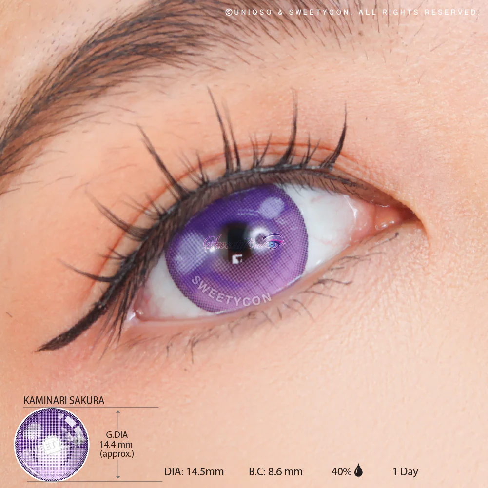 Sweety x Eyesinger 1 Day Kaminari Sakura (2 lenses/pack) - Image 3