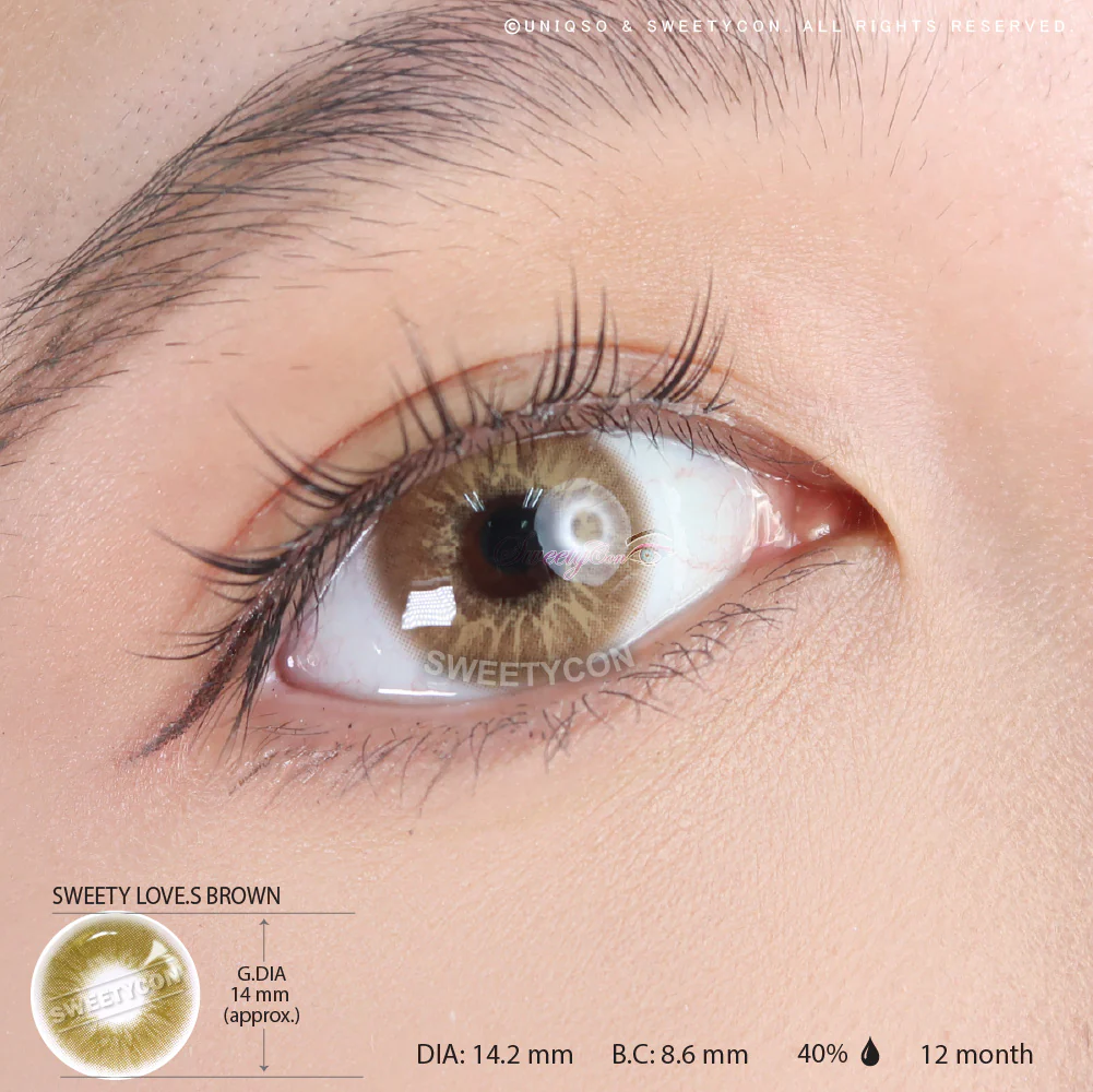 Sweety Love.S Brown (1 lens/pack) - Image 4