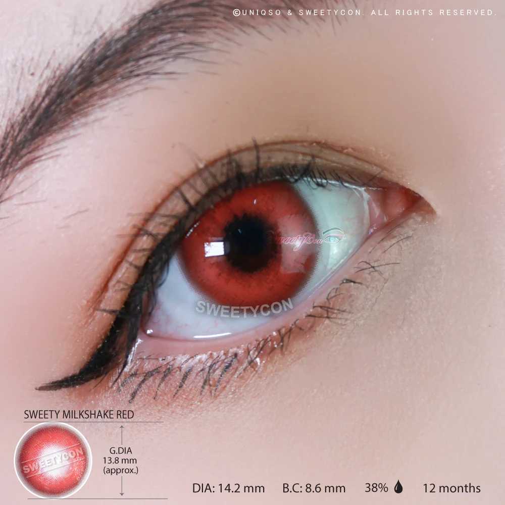 Sweety Milkshake Red (1 lens/pack) - Image 4