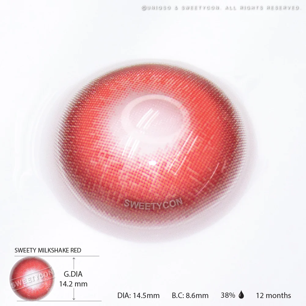 Sweety Milkshake Red (1 lens/pack) - Image 6