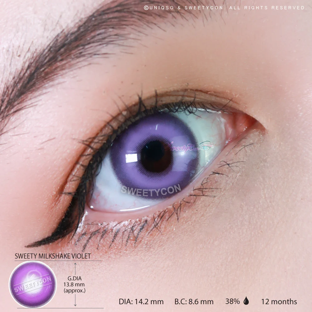 Sweety Milkshake Violet (1 lens/pack) - Image 4