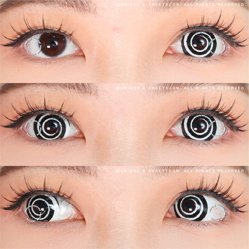 Sweety Mini Sclera Black Spiral (1 lens/pack) - Image 2