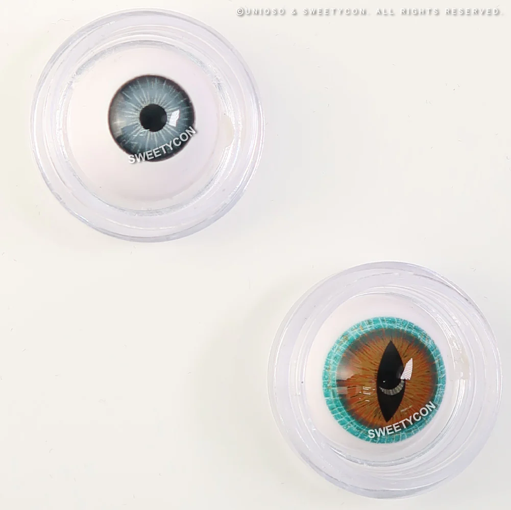 Sweety Mini Sclera Brown Lizard (1 lens/pack) - Image 5