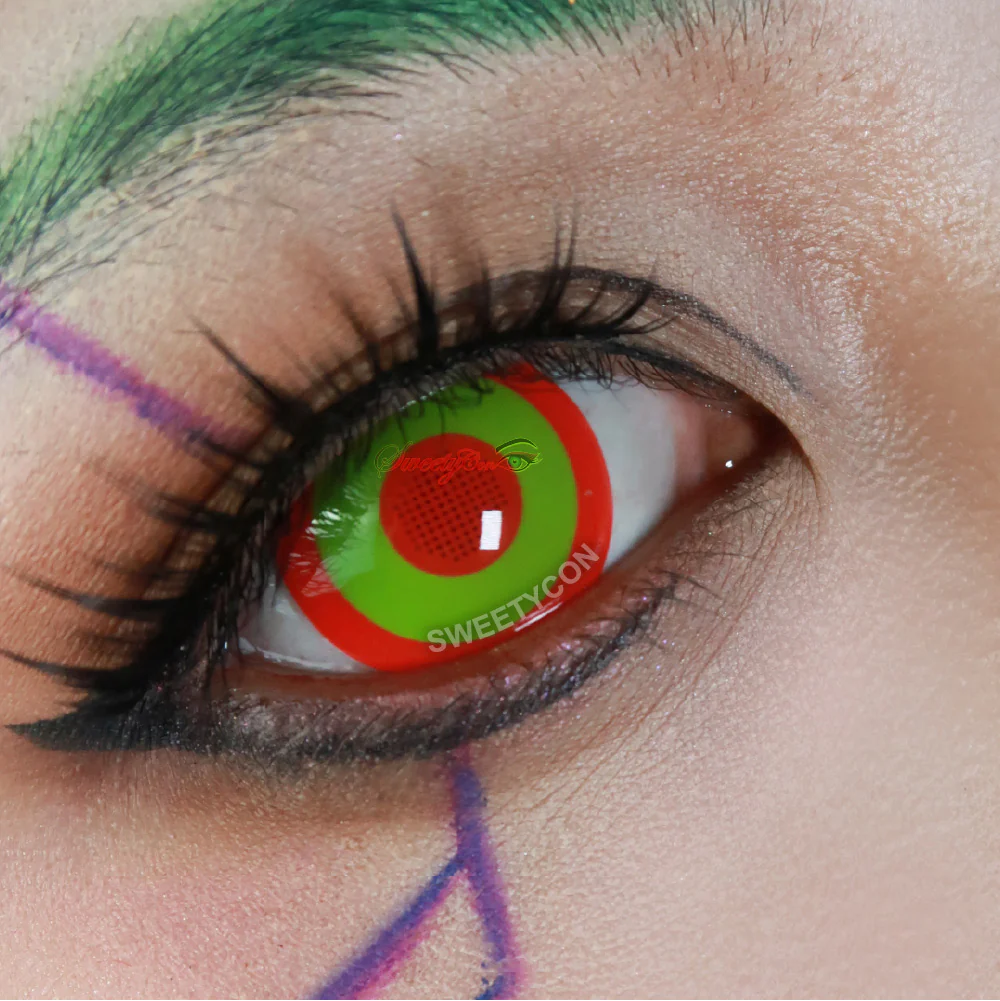 Sweety Mini Sclera Cyber Green  (1 lens/pack) - Image 3